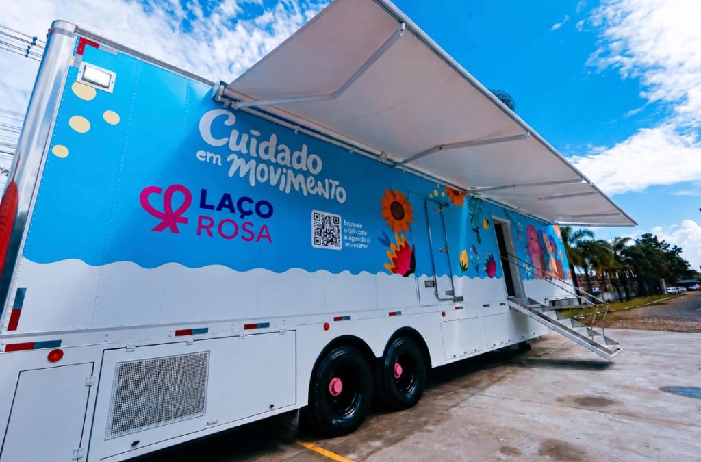 Caminhão mamógrafo da Fundação Laço Rosa chega ao Rio com 1.500 exames gratuitos