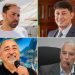candidatos Diego Alba (PSDB), Vandro Família (PSDB), Paulo Lomeha (Mobiliza) e Zézinho do Caminhão (Solidariedade)