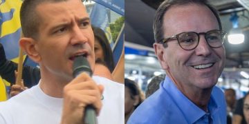 Douglas Ruas (PL) e Eduardo Paes (PSD)