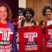 Mônica Benício (PSOL), Benedita da Silva (PT) e Talíria Petrone (PSOL) vestem a camisa do movimento dos trabalhadores