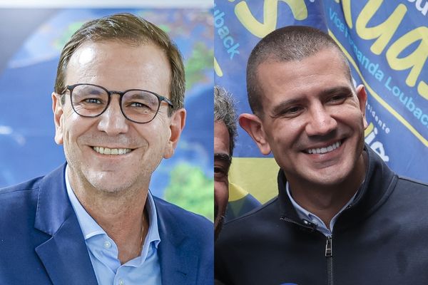 Datafolha: Eduardo Paes se mantém em 43% e Douglas Ruas sobe para 30% 49 Eduardo Paes (PSD) e Douglas Ruas (PL)