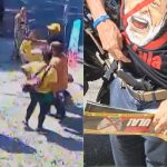 Câmeras de segurança registraram o momento da confusão no comício do PSOL