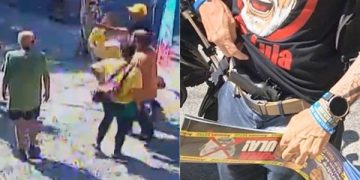 MPF pede autorização para investigar deputado do PL que apareceu armado em comício do PSOL na Tijuca 2 Câmeras de segurança registraram o momento da confusão no comício do PSOL