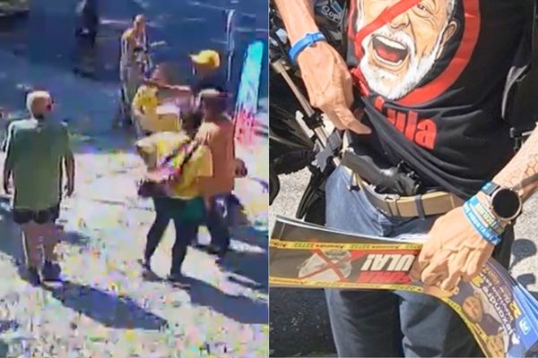 MPF pede autorização para investigar deputado do PL que apareceu armado em comício do PSOL na Tijuca 51 Câmeras de segurança registraram o momento da confusão no comício do PSOL