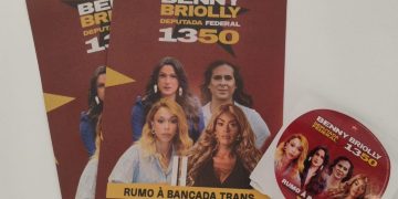 Material de Benny Briolly apela para que seja eleita uma bancada trans para o Congresso Nacional
