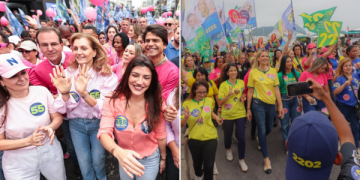 Domingo das mulheres: vices e esposas de Paes e Ruas fazem caminhadas de campanha no mesmo dia 1 Domingo das mulheres: vices e esposas de Paes e Ruas fazem caminhadas de campanha no mesmo dia
