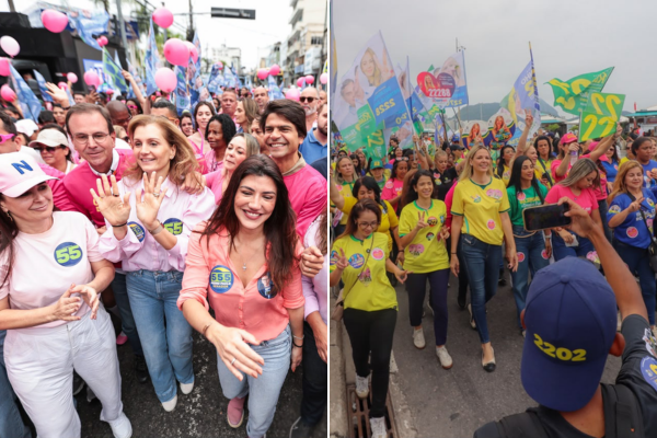 Domingo das mulheres: vices e esposas de Paes e Ruas fazem caminhadas de campanha no mesmo dia 49 Domingo das mulheres: vices e esposas de Paes e Ruas fazem caminhadas de campanha no mesmo dia