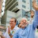 Lula durante ato de campanha no Rio de Janeiro; Datafolha aponta 42% de aprovação e 54% de desaprovação do governo entre os eleitores fluminenses.