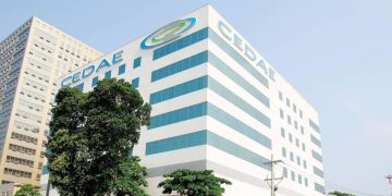 Sede da Cedae, no Centro do Rio — companhia é alvo de questionamentos no TCE-RJ sobre a disputa pela licitação de R$ 89 milhões do Novo Guandu.