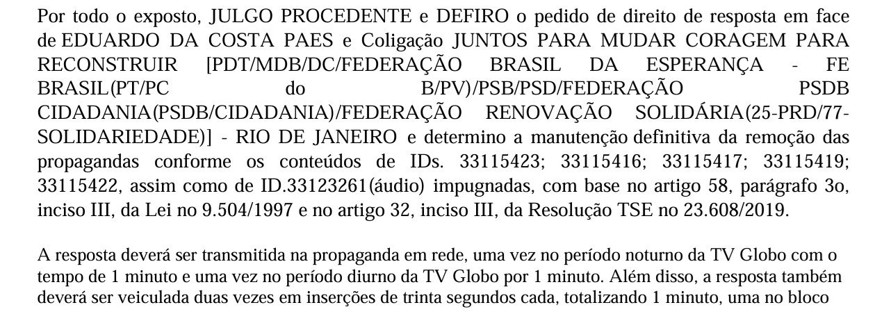 decisao ruas