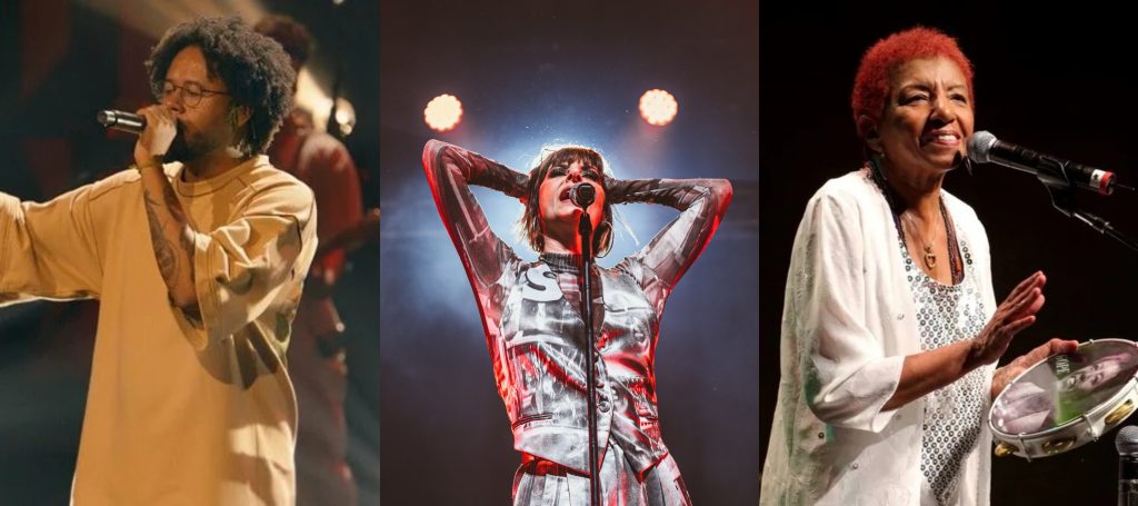 Bora lá: semana no Rio termina com circo, samba e shows de Emicida, Fernanda Abreu e Leci Brandão 