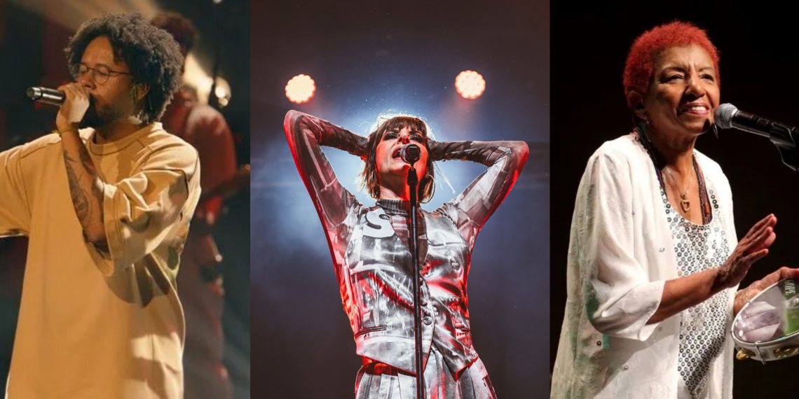 Bora lá: semana no Rio termina com circo, samba e shows de Emicida, Fernanda Abreu e Leci Brandão 48 Emicida, Fernanda Abreu e Leci Brandão