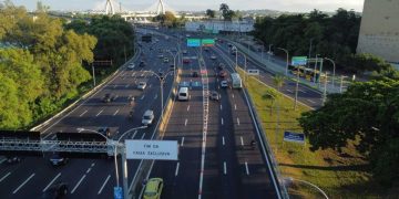 Prefeitura inicia implementação de motofaixas nos dois sentidos da Linha Vermelha, no trecho entre o Caju e Via Dutra; obras devem ser concluídas em 60 dias 10 Prefeitura inicia implementação de motofaixas nos dois sentidos da Linha Vermelha, no trecho entre o Caju e Via Dutra; obras devem ser concluídas em 60 dias