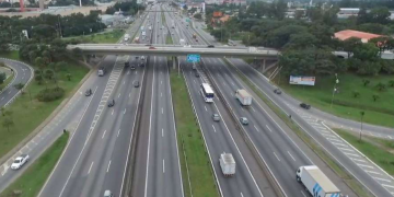 Rodovia Presidente Dutra será totalmente interditada neste sábado (12); detonação de rochas acontece às 14h 28 trecho da rodovia presidente dutra