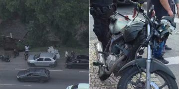 Engavetamento em Deodoro e batida entre carro e moto no Maracanã complicam o trânsito no Rio na manhã desta terça (13)
