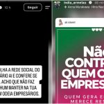 MPT abre investigação após Índia Armelau, deputada mais votada do Rio, pedir que patrões confiram as redes sociais de funcionários e demitam quem apoiou Lula 4 1793031657150658 1