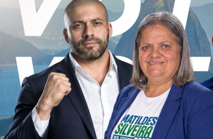 Com R$ 200 mil em recursos para campanha, mãe de Daniel Silveira recebe pouco mais de 2 mil votos e fica fora da Câmara dos Deputados 51 Daniel Silveira e Matildes Silveira