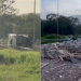 Imagens de acidente com caminhão em Barra do Piraí, na BR-393
