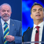 Lula e Flávio Bolsonaro