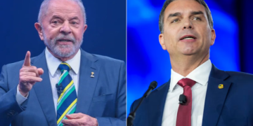 Datafolha: no Rio, Flávio Bolsonaro tem 45% e Lula, 38% das intenções de voto 1 Lula e Flávio Bolsonaro