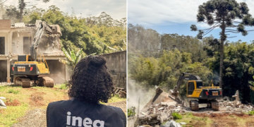 Inea demole construção irregular de Renatinho Medeiros