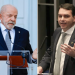 Lula e Flávio Bolsonaro