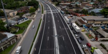 trecho duplicado da rodovia Magé-Manilha