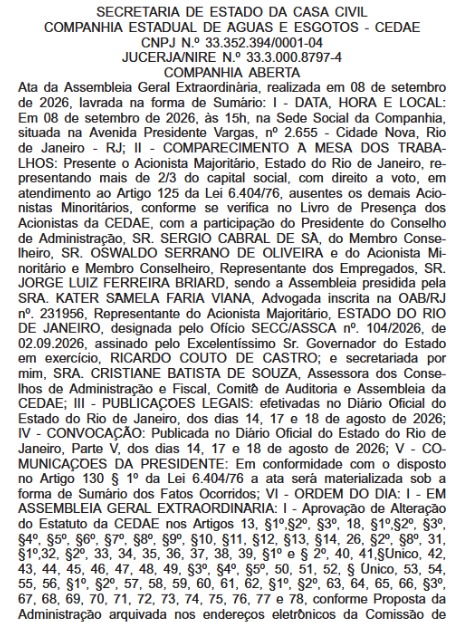 Cedae muda regras sobre salários e prevê gratificação de 100% do valor do cargo para funcionários que assumirem diretorias 54 WhatsApp Image 2026 10 01 at 20.46.01
