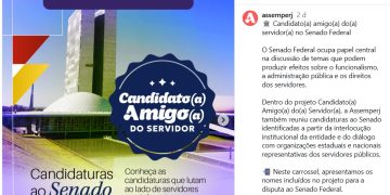 'Candidato amigo'? TRE-RJ manda associação de servidores do Ministério Público Estadual apagar posts no Instagram 1 Uma das postagens que o TRE-RJ determinou a exclusão: associação de servidores do Ministério Público Estadual recomendava votos aos seus associados
