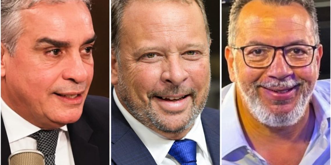 André Ceciliano, Guilherme Delaroli e Márcio Canella: os pré-candidatos à presidência da Assembleia