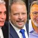 André Ceciliano, Guilherme Delaroli e Márcio Canella: os pré-candidatos à presidência da Assembleia