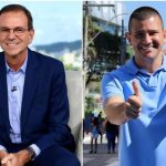 Último Datafolha do primeiro turno: nos votos válidos, Eduardo Paes tem 46% e Douglas Ruas, 38% 2 Datafolha: Eduardo Paes continua na frente, com Douglas Ruas em segundo