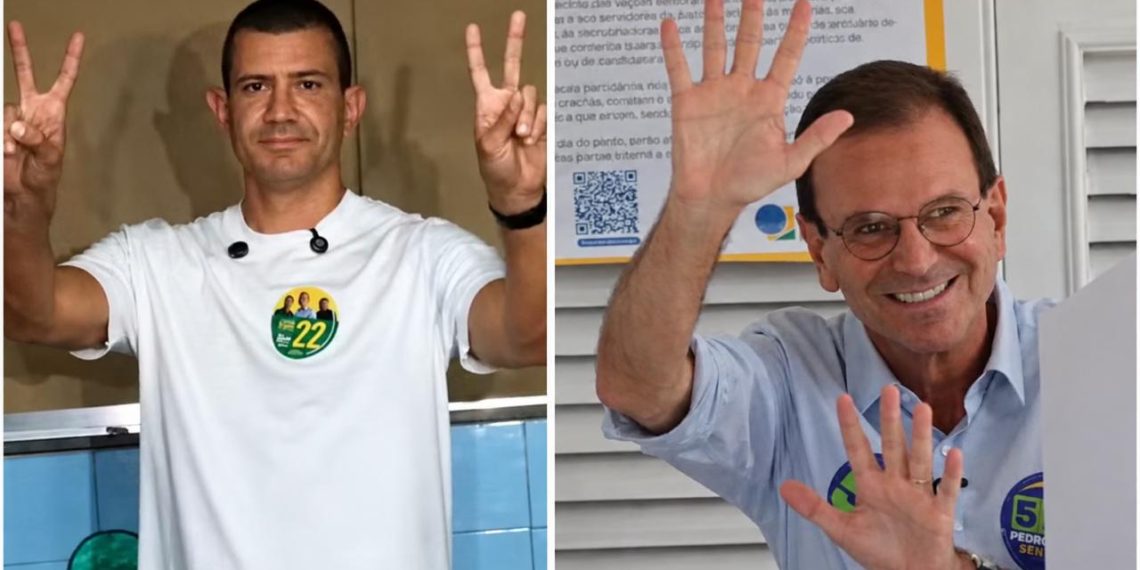 Douglas Ruas (PL) e Eduardo Paes (PSD) disputarão o segundo turno