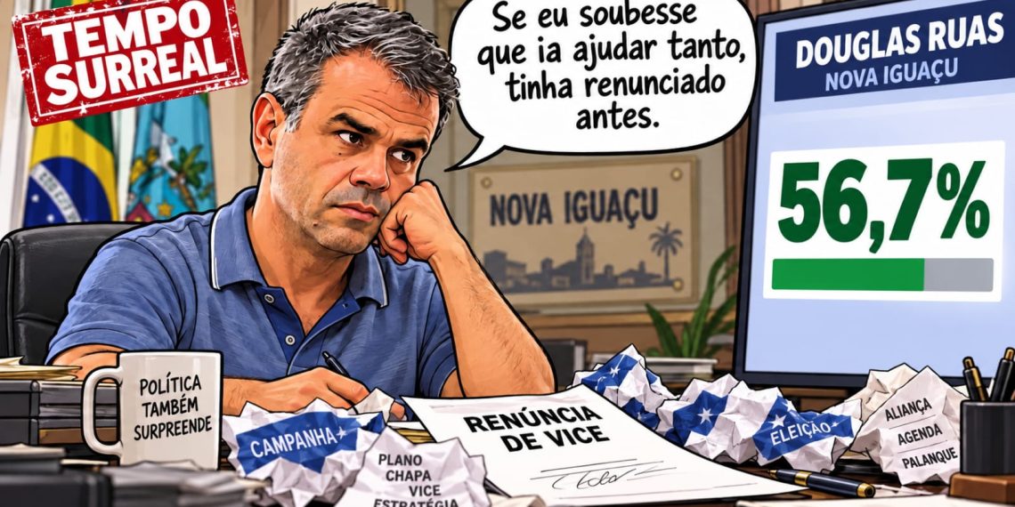 Rogério Lisboa e o percentual de votos em Douglas Ruas na sua Nova Iguaçu