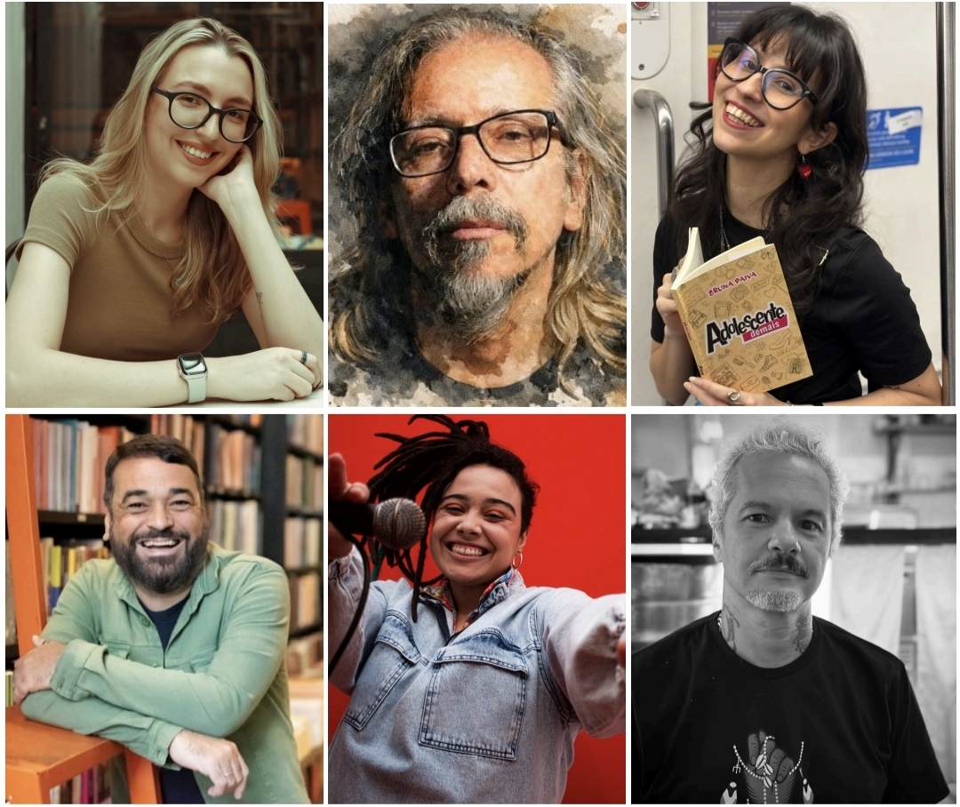Feirinha Literária da Santa Rita reúne cartunistas e escritores — Foto: Divulgação