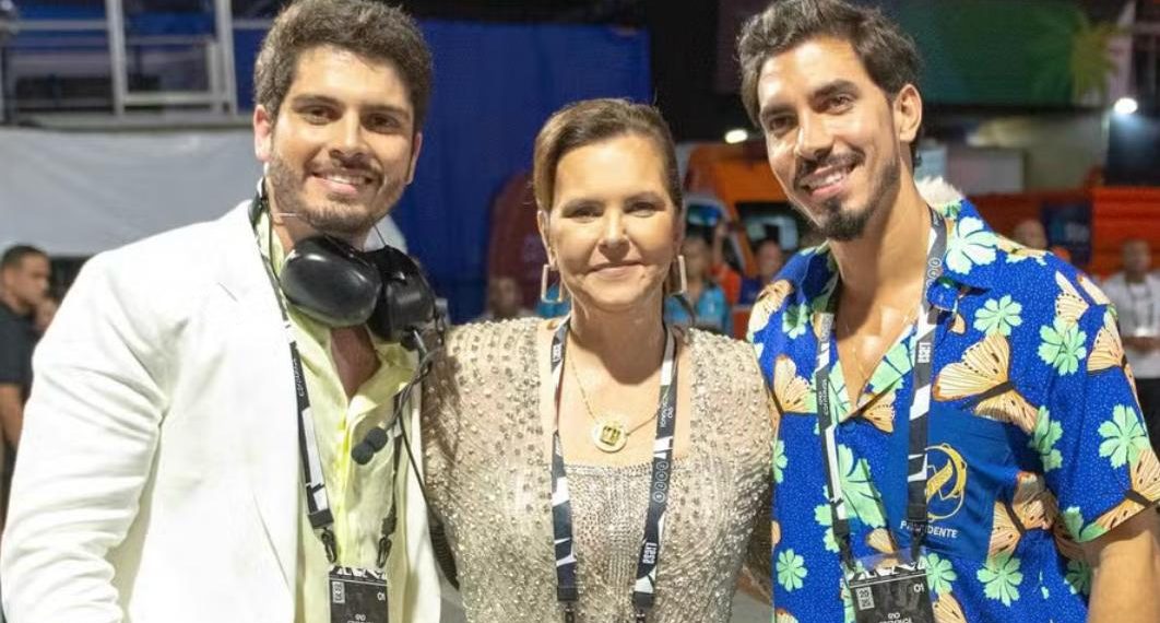 João Drumond, Cátia Drumond e o presidente da Liesa, Gabriel David: quando a política invade o território do samba