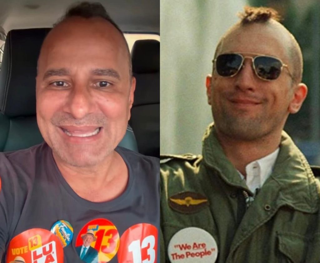 Tempo Surreal (com ironia estilística): Waguinho incorpora o visual ‘Taxi Driver’ e entra na corrida por Lula