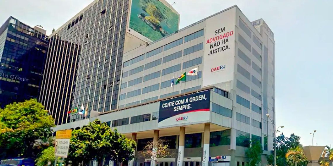 A sede da OABRJ, onde será realizado o 1° Fórum Carioca do ECA Digital 