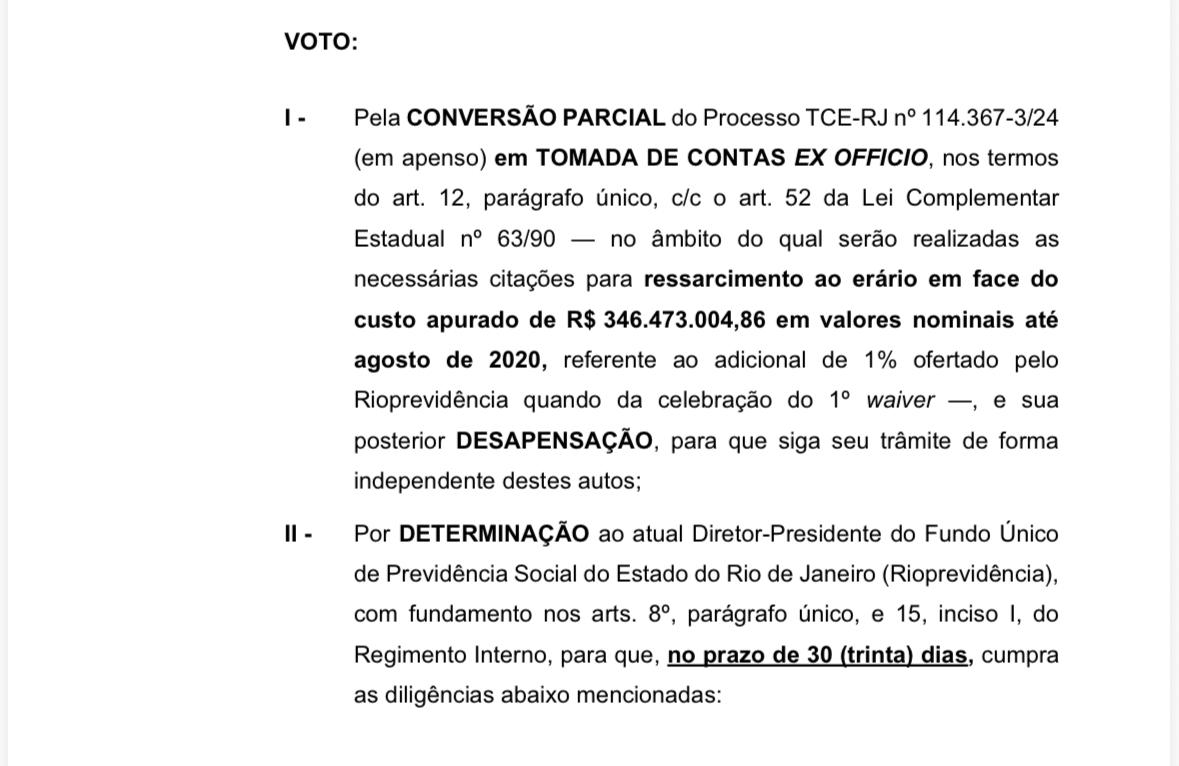 TCE-RJ cobra R$ 346 milhões de Pezão, de ex-presidente do Rioprevidência e do Banco do Brasil por operação com royalties do petróleo 54 WhatsApp Image 2026 10 19 at 21.00.57