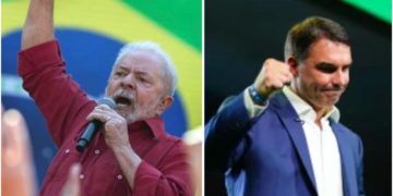 Lula passou Flávio nos últimos instantes antes de bater 50% dos votos apurados