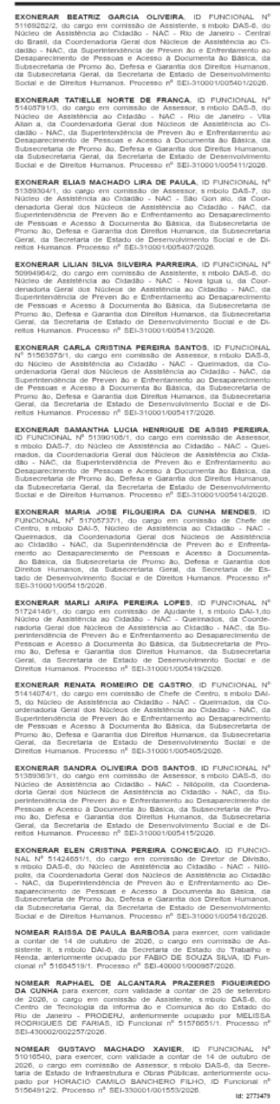 Couto e Casa Civil mantêm sequência de nomeações, com mudanças concentradas no Desenvolvimento Social 56 WhatsApp Image 2026 10 27 at 08.21.55 3