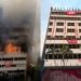 Incêndio atinge antigo prédio do Inmetro ocupado por mais de cem famílias no Rio Comprido 54 Incêndio atinge antigo prédio do Inmetro, no Rio Comprido, neste sábado (10)