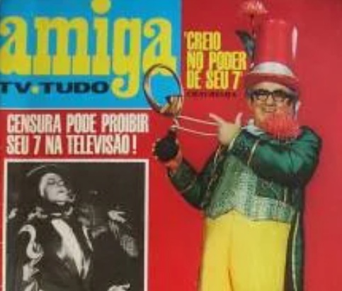 Umbandistas revelam, após a morte de Benito di Paula, parceria do compositor com médium e com entidade Exu Sete da Lira 52 Participação da médium e da entidade no Chacrinha gerou comoção e polêmica