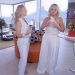 Angélica e Eliana gravaram programa do SBT no apartamento que a loura paulista comprou na Lagoa