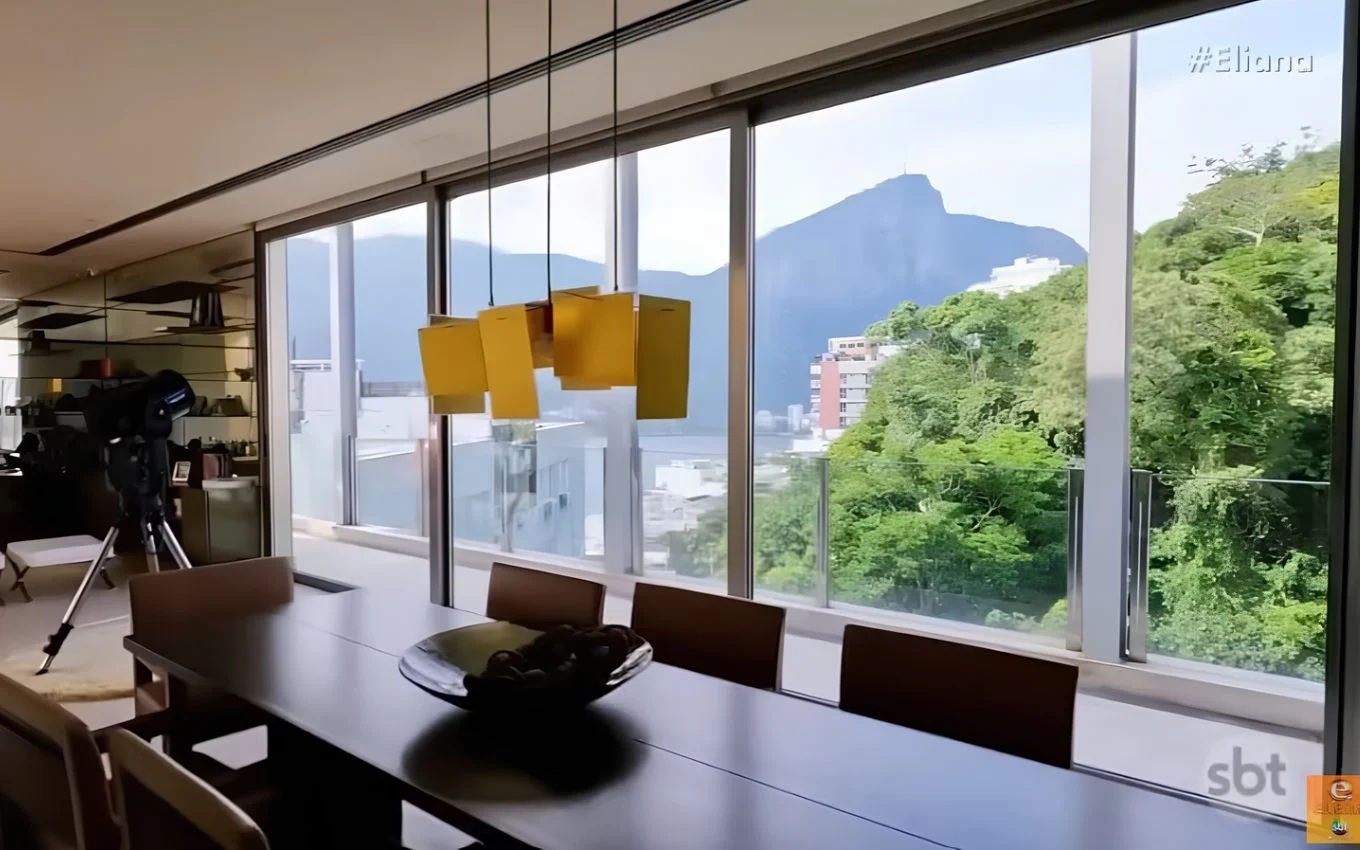 A vista de tirar o fôlego conquistou Eliana