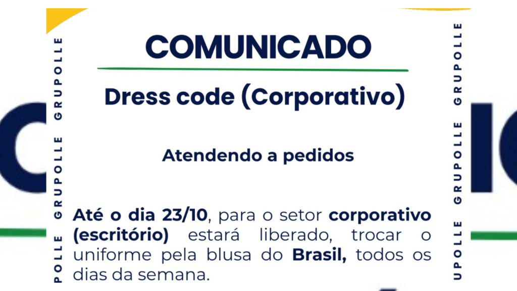 Justiça proíbe empresa de trocar uniforme por camisa da Seleção durante o período eleitoral 52 escritorio