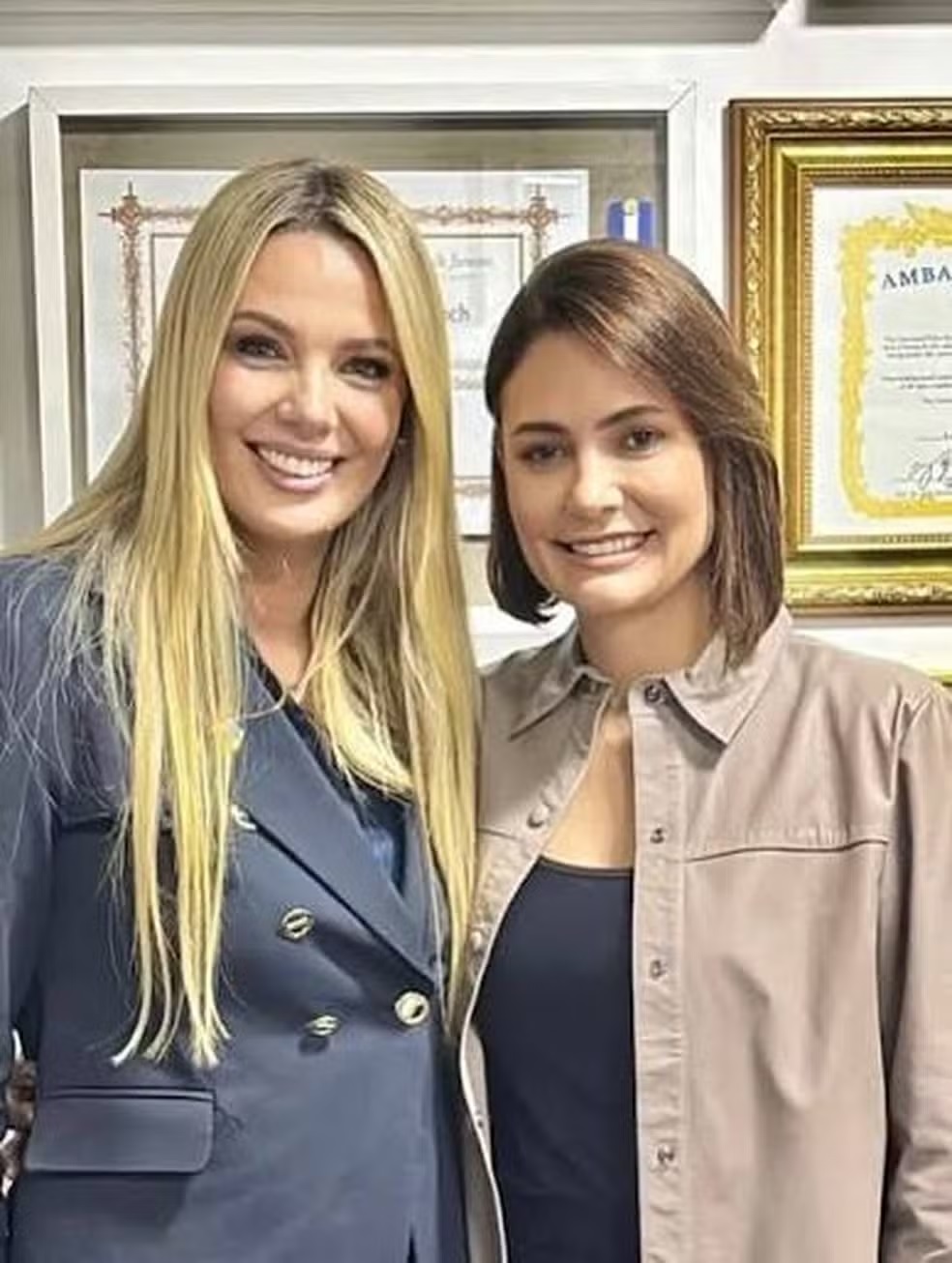 Fernanda já propôs homenagem a Michelle Bolsonaro na Câmara de Niterói