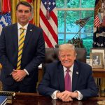 Flávio Bolsonaro sempre foi um apoiador fiel dos interesses do presidente americano, Donald Trump