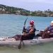 Andar de caiaque foi uma das atividades que as freiras curtiram durante sua temporada de descanso em Búzios