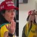 Erica Marques Pinho, segundo a Polícia Civil, é o nome da mulher que fez o gesto nazista em Botafogo